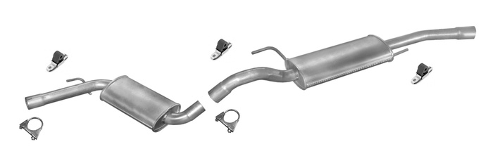 Auspuff für VOLKSWAGEN PASSAT 1.6 TD und 1.9 TD 80PS Auspuffanlage