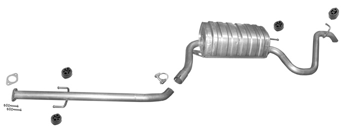 Endschalldämpfer KIA CEE'D 1.6 CRDi/ 2.0 140PS CRDi Schrägheck 06-09 Auspuff