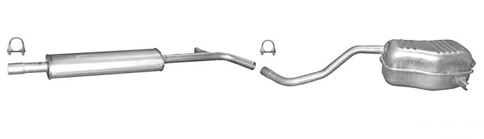 Auspuff RENAULT CLIO III 1.6 112PS & CLIO GRANDTOUR 2005-2013 Auspuffanlage