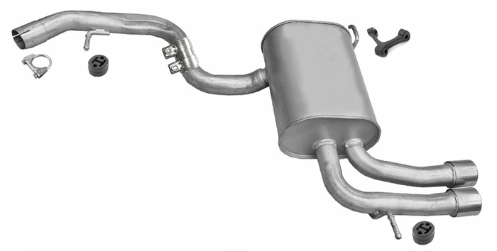 Endschalldämpfer für VW TIGUAN (5N) 2.0 TSi / TFSi 4motion 16V Auspuff