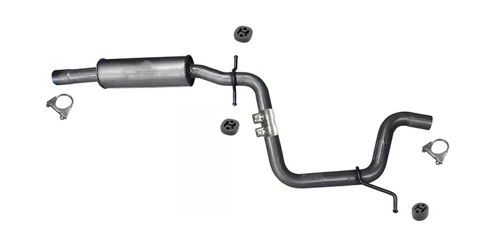 Mittelschalldämpfer für SKODA OCTAVIA II 2.0 TFSi 200PS Mitteltopf