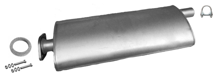 Mittelschalldämpfer für Jeep Cherokee 2.5, 2.8 und 3.7 4x4 Auspuff Mitteltopf