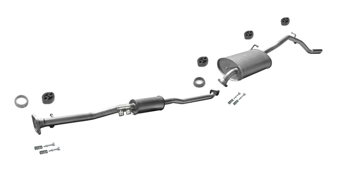 Auspuff für SUZUKI WAGON R+ 1.3 88PS 94PS 09.2003-2010 auch 4X4 Auspuffanlage