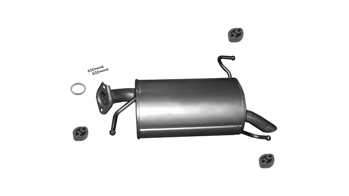 Endschalldämpfer für SUZUKI SWIFT IV 1.2 16V 1.3 DDiS 10.2010-12.2016 Endtopf