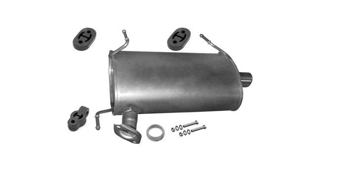 Endschalldämpfer für MITSUBISHI OUTLANDER II 2.0 2.4 2WD/AWD Auspuff Endtopf