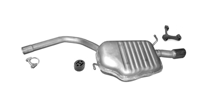 Endschalldämpfer für AUDI A4 B6 B7 Stufenheck / Kombi 1.6 102PS Auspuff