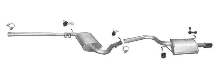 Auspuff AUDI A4 (B6 B7) 2.0 130PS Stufenheck / Kombi Avant Auspuffanlage