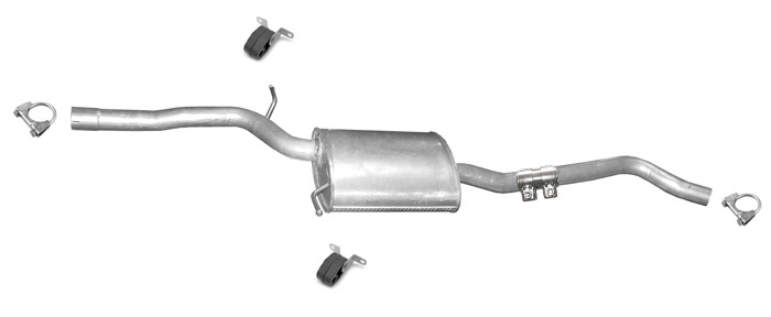 Mittelschalldämpfer AUDI A4 (B8) 1.8 TFSI 120PS Limousine Kombi Auspuff