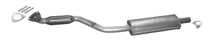 Mittelschalldämpfer für OPEL ZAFIRA B 1.6 CNG 94PS Ab 2006 Auspuff