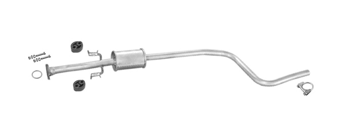 Mittelschalldämpfer für DAEWOO MATIZ 0.8 51PS 1998-08.2000 Auspuff