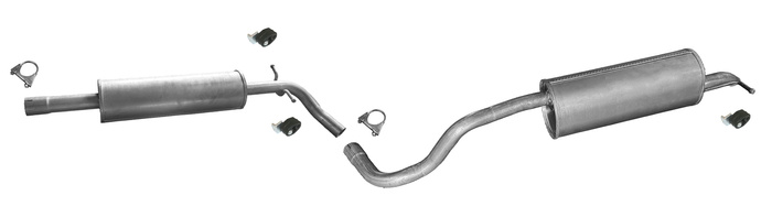 Auspuff für SEAT TOLEDO IV 1.0 TSi / SKODA RAPID 1.0 TSi auch Spaceback ab 2017