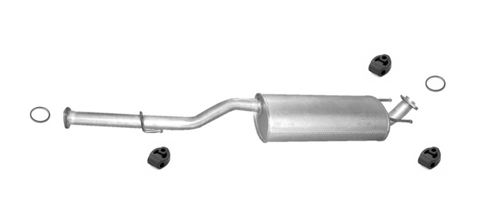 Mittelschalldämpfer für TOYOTA HILUX HI-LUX VII 2.5 3.0 D D-4D 4WD ohne DPF