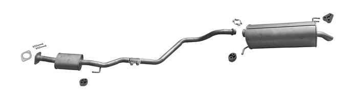 Auspuff für KIA VENGA / HYUNDAI IX20 1.4 1.6 CVVT Auspuffanlage