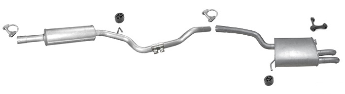 Auspuff VW PASSAT B6 & CC 1.9 2.0 TDI Stufenheck Variant Coupe Auspuffanlage