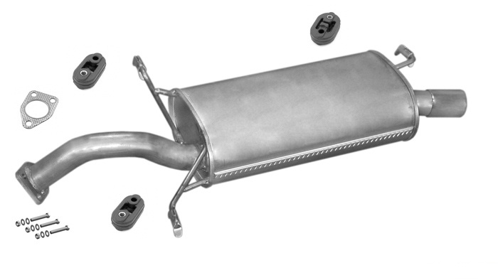 Endschalldämpfer VOLVO S40 V40 1.9TD 1.6 1.8 2003-2008 Auspuff