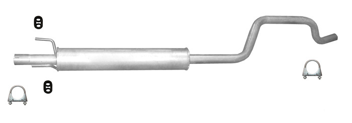 Mittelschalldämpfer OPEL MERIVA A 1.4 1.6 8V 16V 2003-10 Auspuff Mitteltopf