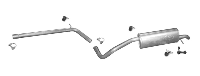 Auspuff für SEAT IBIZA & SKODA FABIA 1.4 TDi 70PS 80PS 2007-2010 Auspuffanlage