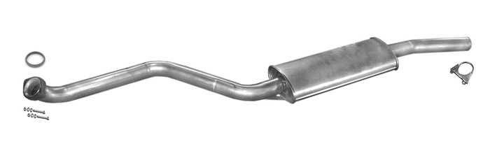 Mittelschalldämpfer für BMW 3 (E36) 325 td tds 2.5 Auspuff