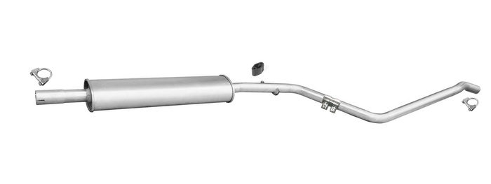 Mittelschalldämpfer für DACIA DUSTER 1.6 16V /  Hi-Flex / LPG  105 PS  Auspuff