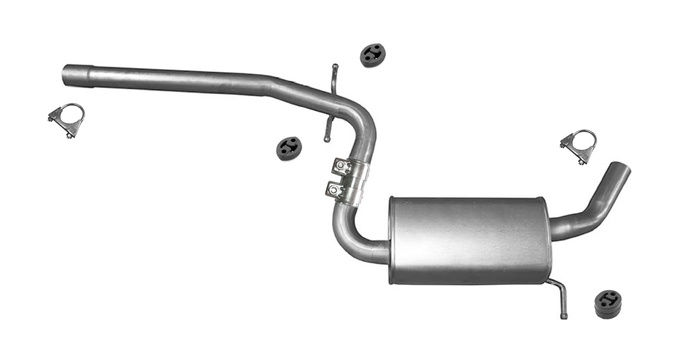 Mittelschalldämpfer für SEAT ALTEA XL 1.8 TFSi 2007-2009 Mitteltopf