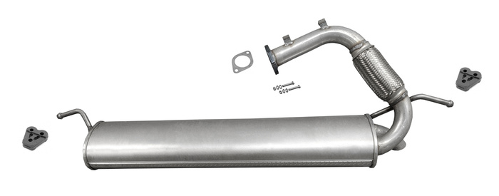 Endschalldämpfer für SMART FORTWO (451) 1.0 Turbo EURO 5B ab 2007 Auspuff