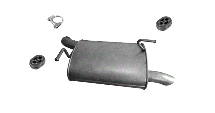 Endschalldämpfer für NISSAN X-TRAIL II (T31) 2.0 dCi 2WD 4WD ab 2007