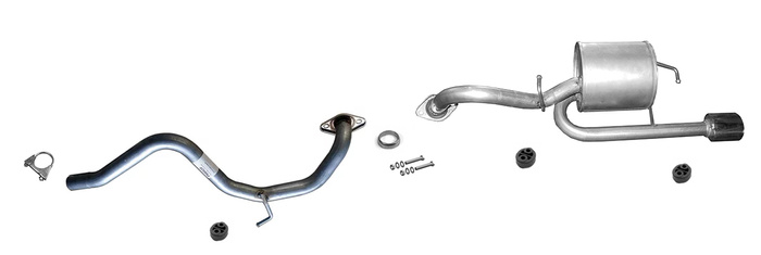 Auspuff für Toyota URBAN CRUISER (_P1_) 1.33 2009-2016