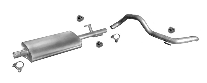 Auspuff für MERCEDES SPRINTER 2-t 3-t 2.9 TDi VW LT II 2.5 2.8 TDi 2.5 SDi