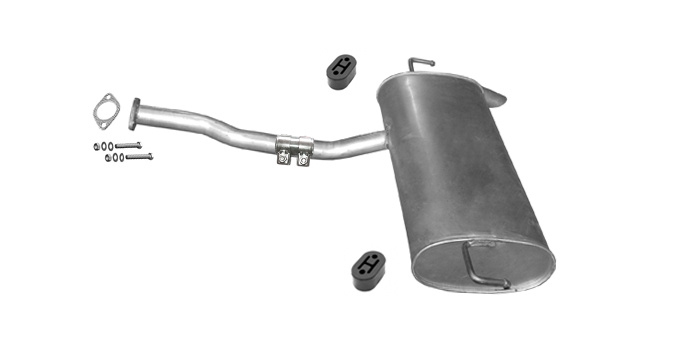 Endschalldämpfer für HYUNDAI IX35 KIA SPORTAGE 1.7 CRDi Auspuff