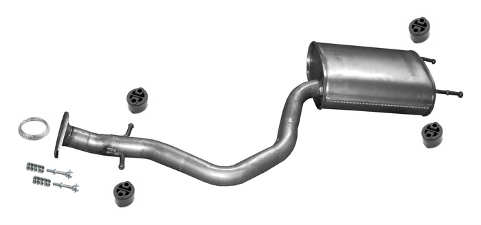 Endschalldämpfer für LEXUS IS II 220d 2.2 D4-D 177PS Endtopf Auspuff