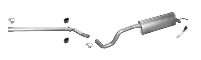 Auspuff für SKODA ROOMSTER 1.2 1.6 1.9TDI Auch Praktik / Scout Auspuffanlage