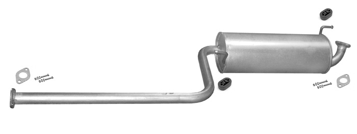 Mittelschalldämpfer für HYUNDAI ATOS 1.0 1.1 Auspuff