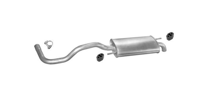 Endschalldämpfer für SEAT IBIZA (6K1) 1.0 1.4 8V 50, 60PS 1999-2003 Auspuff