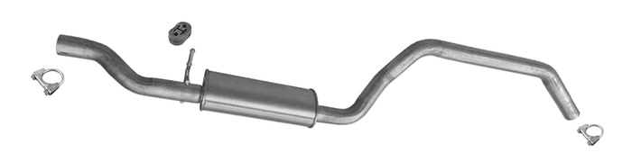 Mittelschalldämpfer für FIAT FREEMONT 2.0 JTD 163, 170PS Ab 08.2011 Auspuff