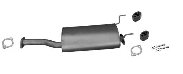 Mittelschalldämpfer für SSANGYONG REXTON 2.7 Xdi 163-165PS Auspuffanlage