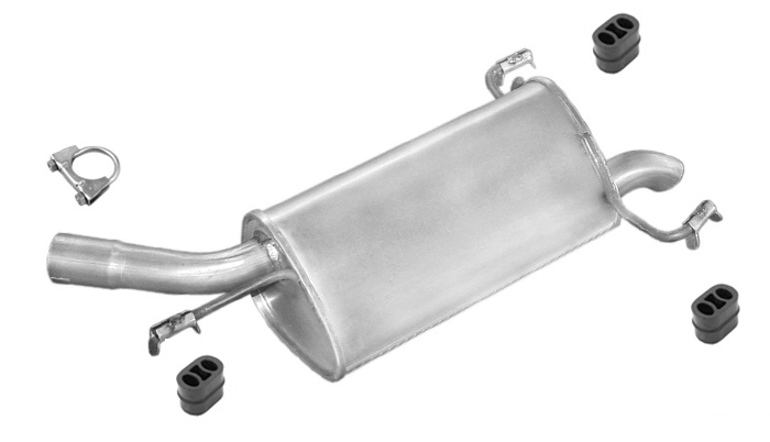 Endschalldämpfer OPEL CORSA C 1.7 DI DTI Schrägheck 1998-2004 Auspuff