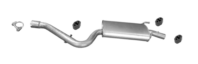 Endschalldämpfer für CHRYSLER SEBRING (JR) 2.0 2.4 2.7 STRATUS (JA) 2.0 Auspuff