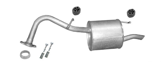 Endschalldämpfer TOYOTA YARIS 1.0 71PS MADE IN JAPAN 2005-2012 Auspuff