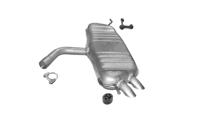 Endschalldämpfer für VW GOLF V (1K1) / GOLF PLUS V 1.9 TDi 90/105PS Auspuff