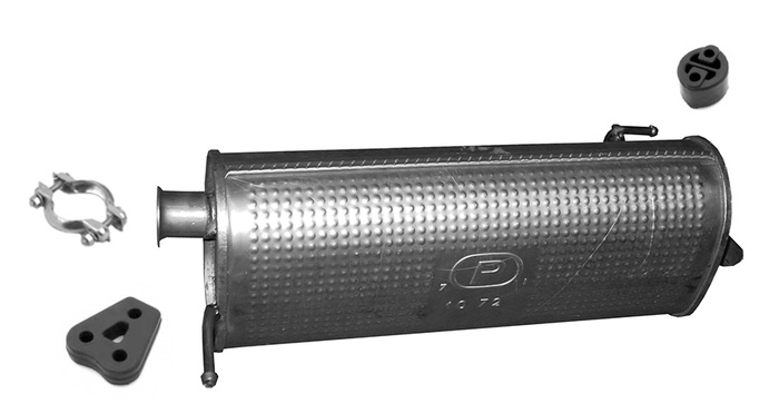 Endschalldämpfer für HYUNDAI i20 MK I 1.2 / 1.2 LPG Schrägheck Auspuff Endtopf