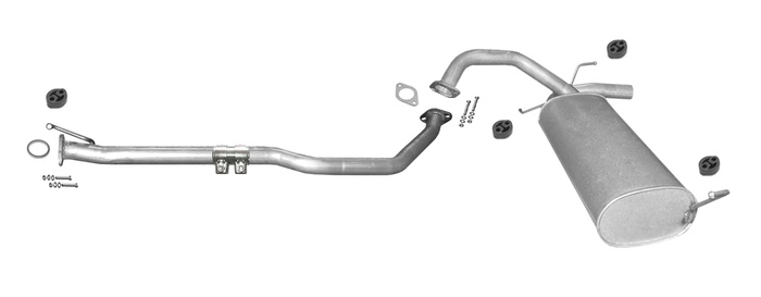 Auspuff SUZUKI SX4 1.9 2.0 DDIS Auspuffanlage