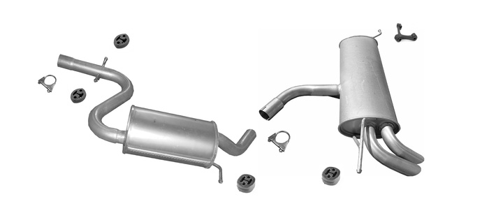 Auspuff für AUDI A3 (8P1) 2.0 FSI Fließheck 2003-2007 Auspuffanlage