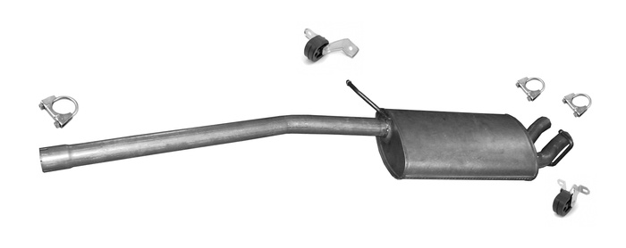 Mittelschalldämpfer für AUDI A4 B6 B7 2.5 TDI  Auspuffanlage