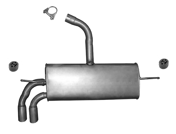 Endschalldämpfer für VW GOLF 7 VII 1.4 TSi 140/150PS auch Sportsvan Auspuff