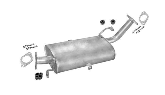 Mittelschalldämpfer für NISSAN PATROL 2.8 GR IV TD 116PS SWB (kurz) Auspuff