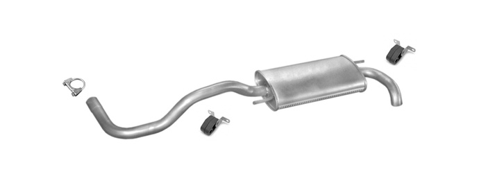 Endschalldämpfer für SEAT IBIZA II (6K1) 1.0 1.4 und 1.9SDi 1996-1999 Auspuff