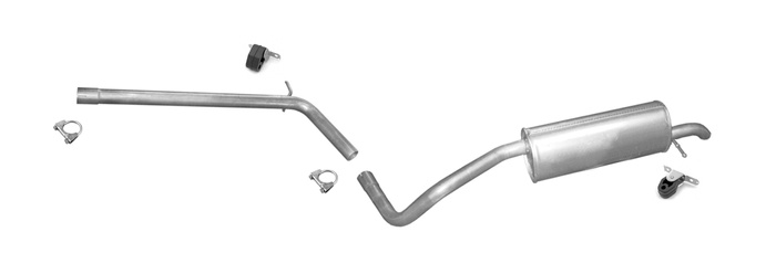 Auspuff für SEAT CORDOBA 1.4 1.9 TDi SKODA FABIA II Kombi 1.2 1.4 1.6 1.9 TDi