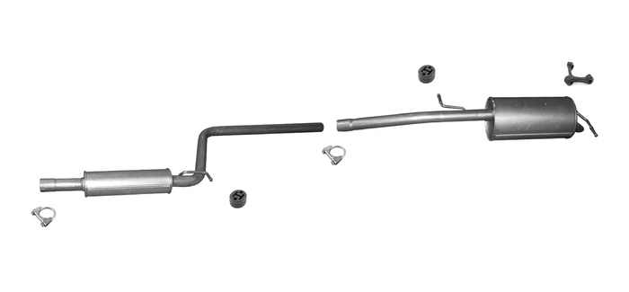 Auspuff für VW CADDY III MAXI 1.6 1.6BiFuel LWB-lange 2007-2015 Auspuffanlage