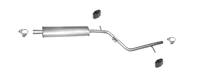 Mittelschalldämpfer DACIA / RENAULT LOGAN MCV 1.6 105PS Kombi 07-13 Auspuff