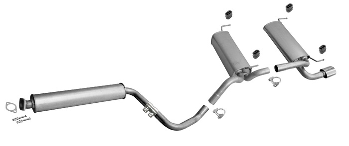 Auspuff für OPEL ASTRA J 1.6 Turbo 180PS Schrägheck / GTC Auspuffanlage